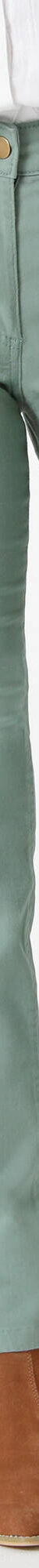 Pantalon droit stretch uni (vert grisé) Pantalon droit stretch uni (vert grisé)